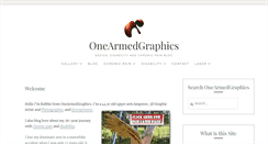 Desktop Screenshot of onearmedgraphics.com